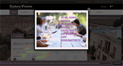 Desktop Screenshot of culturavioleta.com
