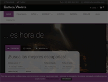 Tablet Screenshot of culturavioleta.com